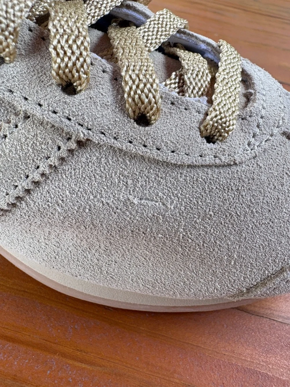NWT Khaite x Adidas Country OG Men's Sneakers Size 7.5 Savanah Gum Suede Unisex
